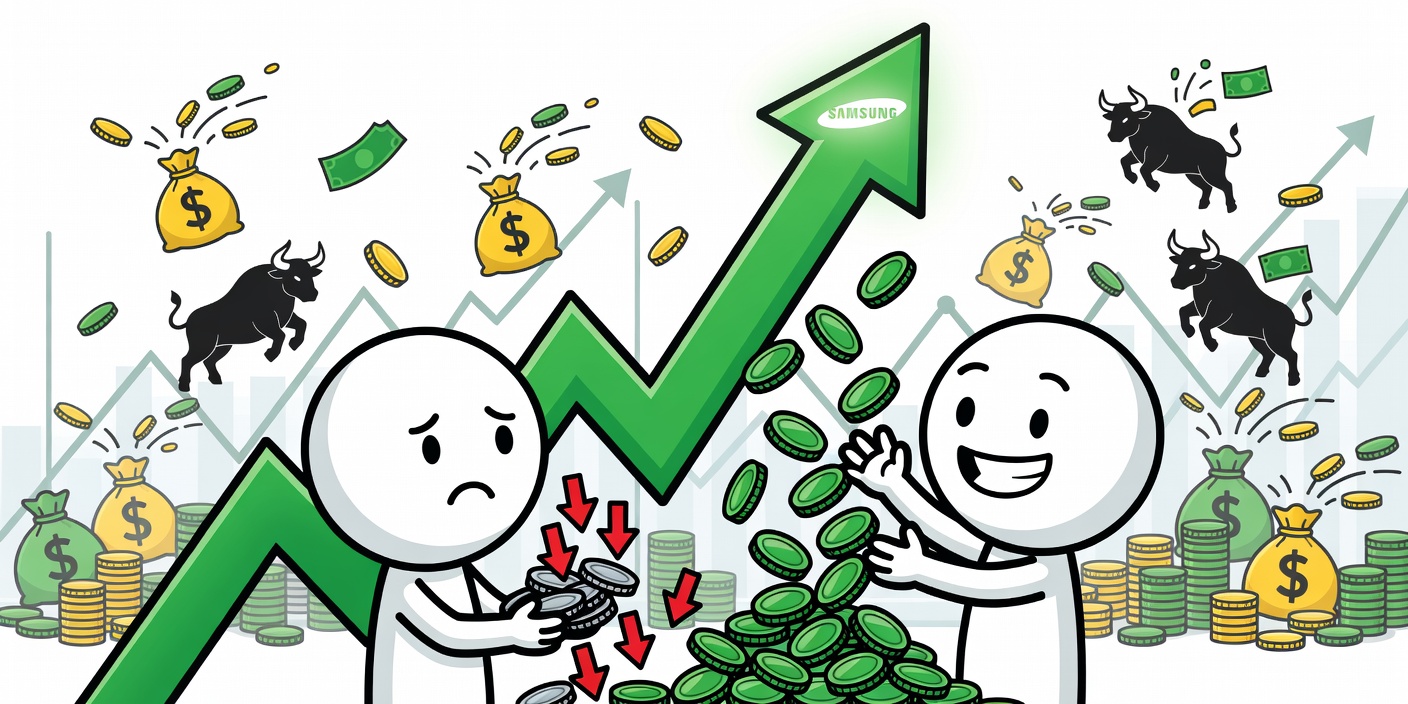 작년 삼전 주식 전량 처분 100만명, 올해 21만원대 후회 폭발?